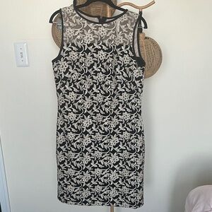 Ralph Lauren Black and Gold Dress